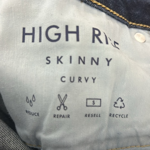 Lucky Brand Curvy High Waist Skinny Jeans Size 12/31 - Picture 7 of 8